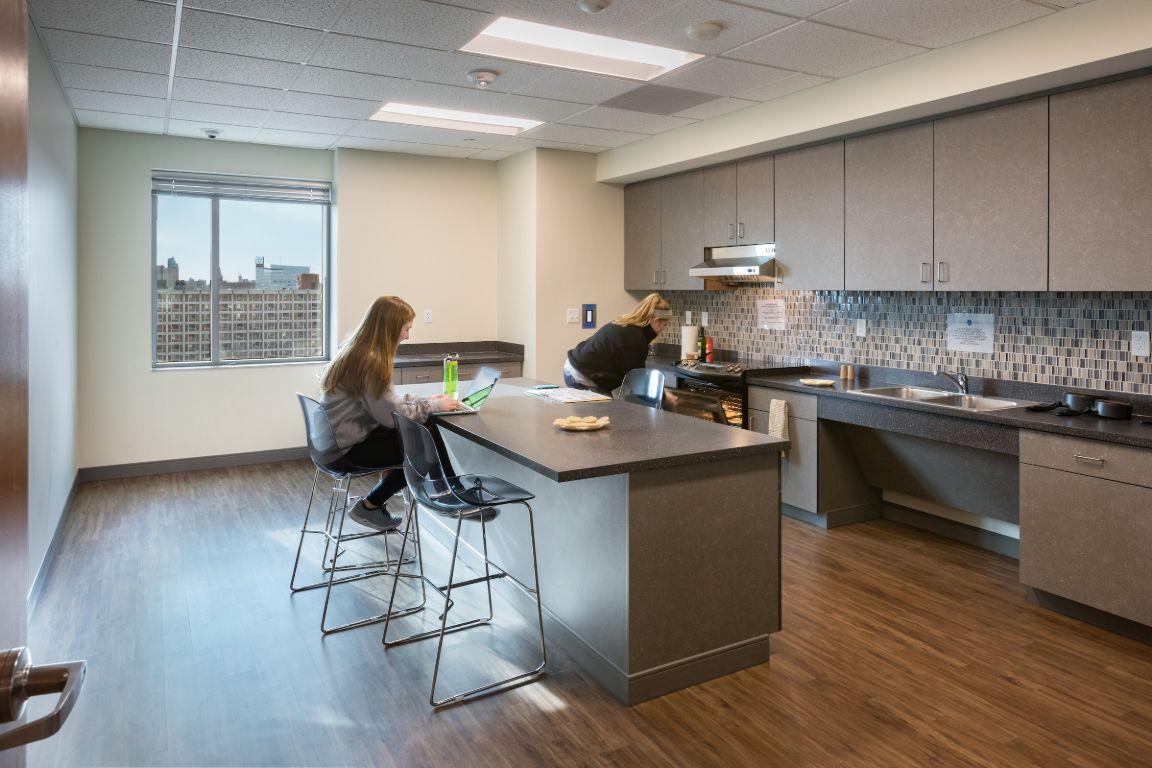 Shared kitchen in Grand Hall.